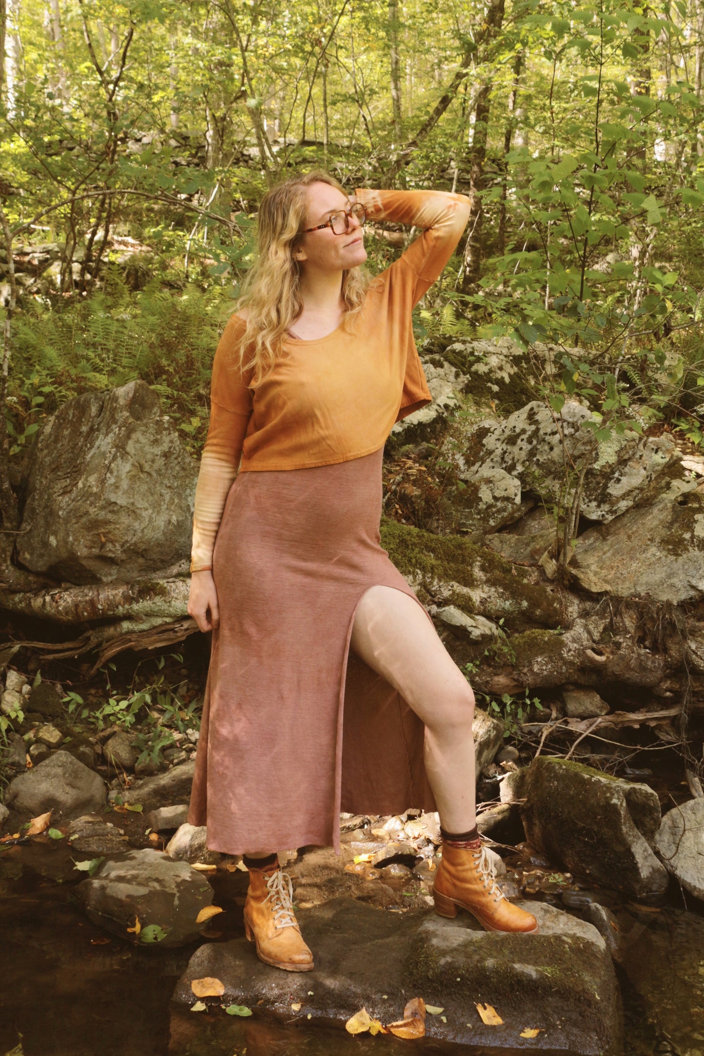 FLOW CROP - STRETCH FLEECE