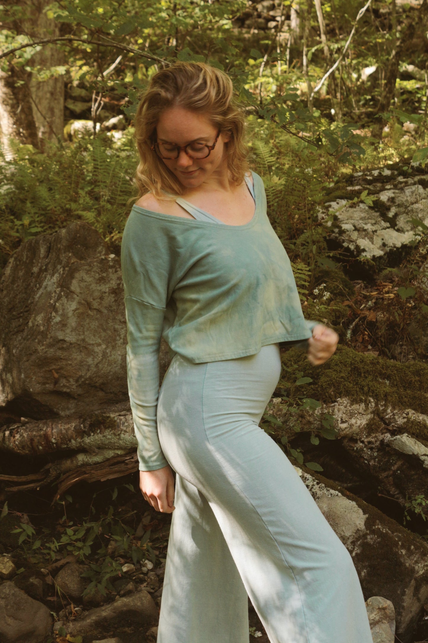 FLOW CROP - STRETCH FLEECE